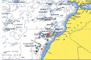carte météo flotte position