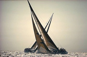 photo poster maxi yacht il moro di venezia longobarda